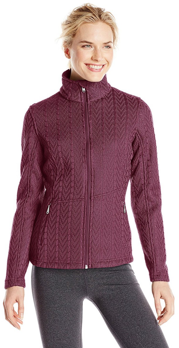 Spyder Women's Major Cable Stryke Fleece Sweater - Visuall.co