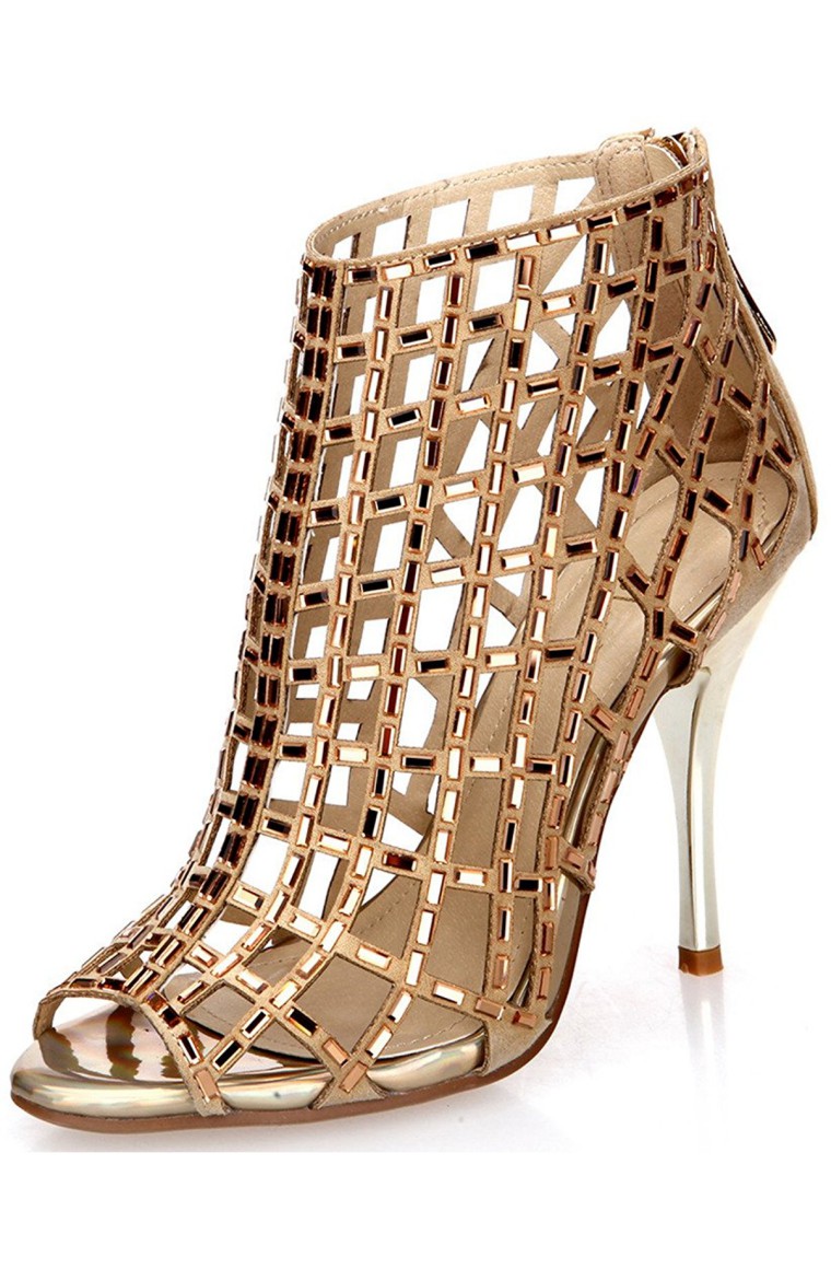 stylish high heel boots