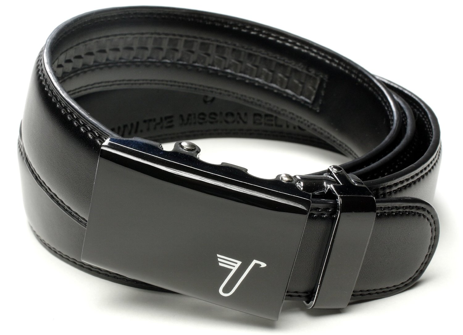 Mission belt men's leather ratchet outlet belt