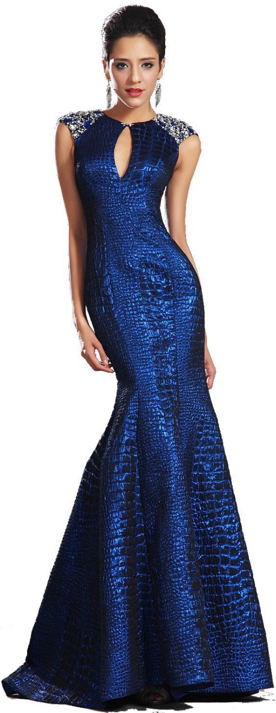 eDressit 2013 New Sleeveless Sapphire Blue Mermaid Evening Dress ...